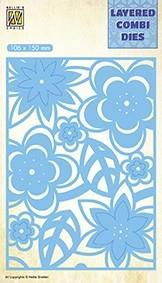 Billede: skæreskabelon NS Layered Combi Dies “Flowers - C
