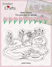 Billede: stempel andedam, NS CLEARSTAMP “Pond
