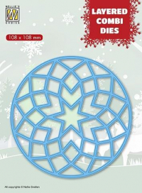 Billede: skæreskabelon NS Layered Combi Dies “Round - Star - A