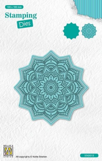 Billede: stempel/skæreskabelon mandala, NS Stamping Dies 