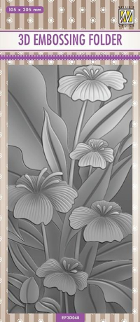 Billede: NS 3D Embossingfolder 105x205mm 