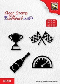 Billede: stempler til formel 1, Nellie Snellen Clearstamp