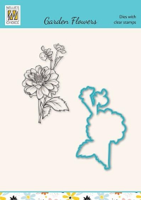 Billede: skæreskabelon og stempel, NS Dies & Clearstamp 