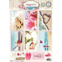 Billede: STUDIO LIGHT UDSTANSET 1 ARK Romantic Summer STAPRS1374, førpris kr. 10,- nupris