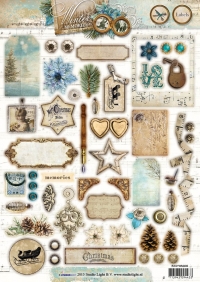 Billede: Studio Light Udstanset Ark Winter Memories