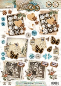 Billede: Studio Light Udstanset Ark Winter Memories