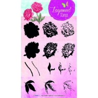 Billede: STUDIO LIGHT LAYERED STAMPS A5 SÆT STAMPLS14, førpris kr. 100,00, nupris