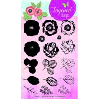 Billede: STUDIO LIGHT LAYERED STAMPS A5 SÆT STAMPLS17, førpris kr. 100,00, nupris