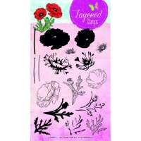 Billede: STUDIO LIGHT LAYERED STAMPS A5 SÆT STAMPLS18, førpris kr. 100,00, nupris