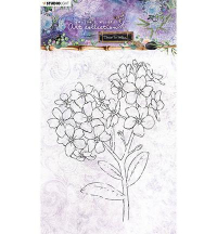 Billede: Studio Light Clearstamp, JMA - Forget me not, STAMPJMA22, bredde x længde ca. 135x185mm