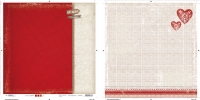 Billede: STUDIO LIGHT SCRAPBOOKING ARK 1 ARK 30,5x30,5CM SD01, dobbeltsidet, scandinavian winter, førpris kr. 8,- nupris
