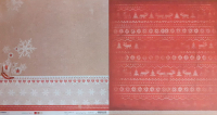 Billede: STUDIO LIGHT SCRAPBOOKING ARK 1 ARK 30,5x30,5CM SD04, dobbeltsidet, scandinavian winter, førpris kr. 8,- nupris