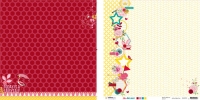 Billede: STUDIO LIGHT SCRAPBOOKING ARK 1 ARK 30,5x30,5CM FD01, Flower DELIGHT, førpris kr. 8,- nupris