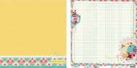 Billede: STUDIO LIGHT SCRAPBOOKING ARK 1 ARK 30,5x30,5CM FD03, Flower DELIGHT, førpris kr. 8,- nupris