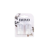 Billede: Nuvo “Deluxe Adhesive Precision Nozzles” 207N, 2 stk., ekstra hætte til Nuvo limflasken med metalspids 