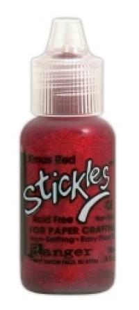 Billede: stickles glimmerlim 18ml. christmas red
