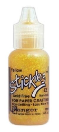 Billede: stickles glimmerlim 18ml. yellow