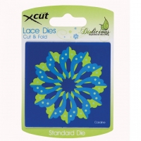 Billede: Xcut lace dies, cut and fold, Caroline, xcu503145, førpris kr. 50,- nupris