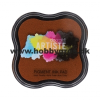Billede: Stempelsværte Pigment Ink Dark Orange 5x5cm
