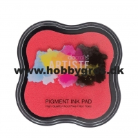 Billede: Stempelsværte Pigment Ink Pink 5x5cm
