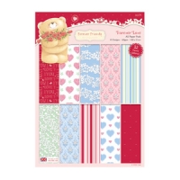 Billede: Papirspakning 30 ark m/Glitter A5 “Forever Love