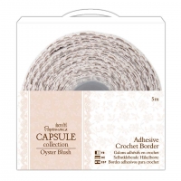 Billede: Oyster Blush - Crochet Border 5m PMA 358302, Selvklæbende bånd / Adhesive ribbon