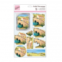 Billede: broen over floden, ANT 169437, udstanset 3d, førpris kr. 10,- nupris