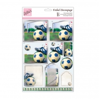 Billede: fodbold, ANT 169438, udstanset 3d, førpris kr. 10,- nupris