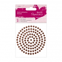 Billede: Rhinsten 5mm brun, PMA 351615, førpris kr. 15,- nupris

