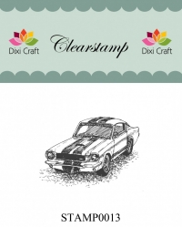 Billede: Dixi Craft Stempel STAMP0013, ældre bil, førpris kr. 20,- nupris