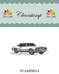 Billede: Dixi Craft Stempel STAMP0014, ældre bil, førpris kr. 20,- nupris