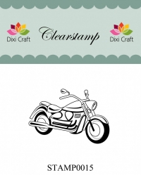 Billede: Dixi Craft Stempel STAMP0015, motorcykel, førpris kr. 20,- nupris