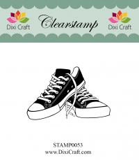 Billede: DIXI CRAFT STEMPEL converse, 6x3,8cm, STAMP0053, førpris kr. 24,00, nupris