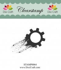 Billede: DIXI CRAFT STEMPEL tandhjul, 6,2x3,3cm, STAMP0064, førpris kr. 24,00, nupris