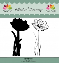 Billede: Dixi Craft Shadow Clearstamp “Flower-1
