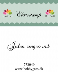 Billede: Dixi Craft Stempel, Julen ringes ind