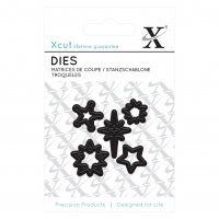 Billede: skæreskabelon små stjerner, XCUT MINI DIES “Mini Stars, 503617, førpris kr. 24,00, nupris