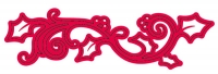 Billede: Crafts-Too Cut/Emb dies Holly Border, ca. 14x4cm, CTDI7051, førpris kr. 70,-, nupris