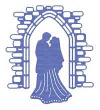 Billede: Presscut Die PCD014 Bride & Groom, 11x12,8cm, førpris kr. 130,- nupris