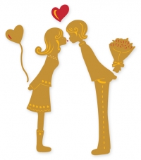Billede: PressCut Die Cut/Emb “Boy/Girl