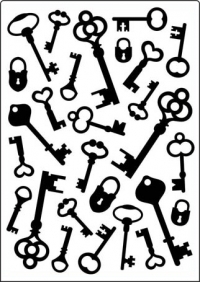 Billede: embossingfolder nøgler, 5