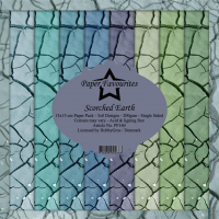 Billede: Paper Favourites Paper Pack, Scorched Earth, PF160, 200gsm - 24 ark - 15x15cm, førpris kr. 35,- nupris