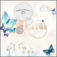 Billede: Ipis Scrapbooking ark Babykollektion maj 2013 12 ark 30x30cm, førpris kr. 84,- nupris
