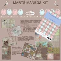 Billede: Ipis scrap og kort kit, marts 2012, 11 ark 30,5x30,5 cm incl. idehæfte