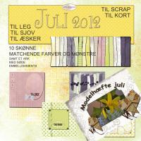 Billede: Ipis scrap og kort kit, juli 2012, 11 ark 30,5x30,5cm incl. idéhæfte