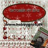 Billede: Ipis scrap og kort kit, oktober 2012, 11 ark incl. idehæfte
