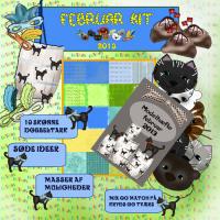 Billede: Ipis scrap og kort kit, februar 2013, 11 ark incl. idehæfte