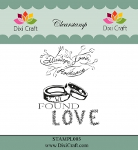 Billede: DIXI CRAFT CLEARSTAMP “English texts” STAMPL003, Biggest: 5x3,4cm, førpris kr. 24,00, nupris