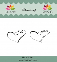 Billede: DIXI CRAFT CLEARSTAMP “English texts” STAMPL005, Biggest: 3,6x3cm, førpris kr. 24,00, nupris