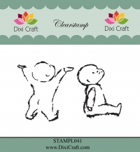 Billede: DIXI CRAFT CLEARSTAMP “Babies-2″ STAMPL041, 4,7x4,7 & 3,5x4,2cm